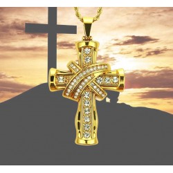 Necklace cross of jesus in...